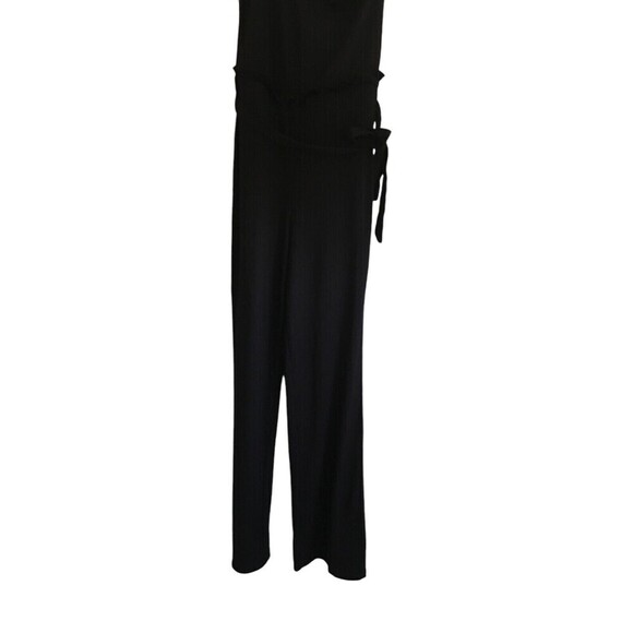 Avec Les Filles Jumpsuit Women's Size Small Black One Strap Asymmetrical - Picture 3 of 7